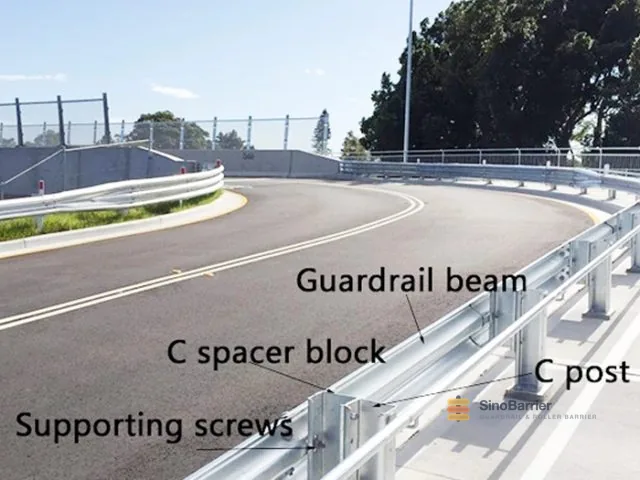 C Shape Guardrail Spacer