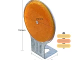 Borne de chaussée pour glissière de sécurité