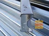 Sigma Shape Guardrail Post