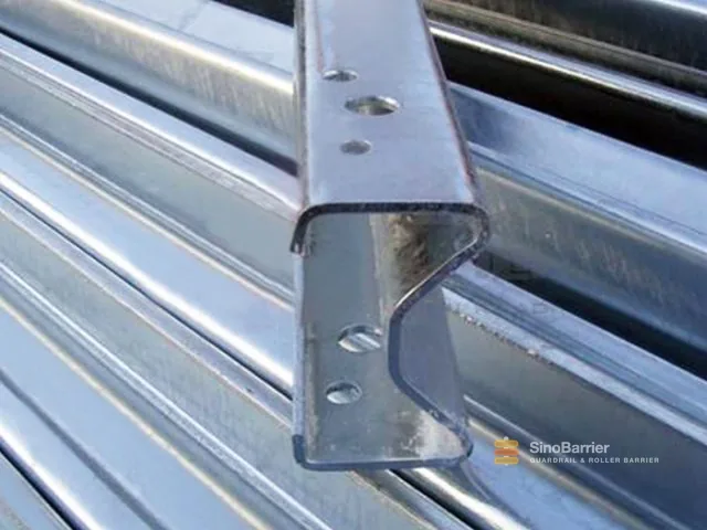 Sigma Shape Guardrail Post