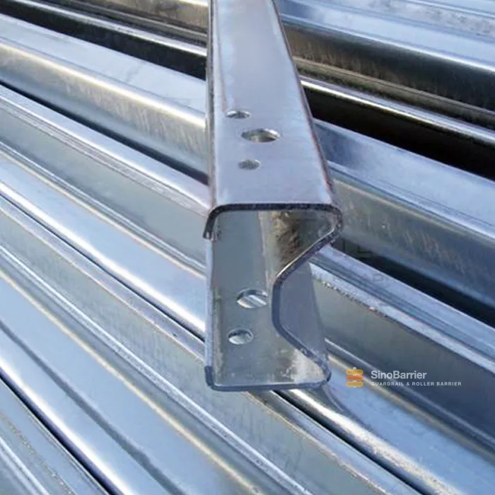 Sigma Shape Guardrail Post