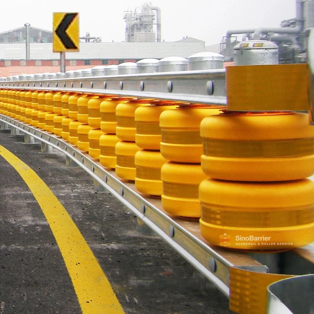 Rolling crash barrier unit with rotating drum, factory-direct from SinoBarrier