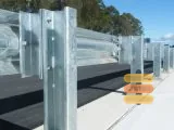 Galvanized W-Beam Guardrail