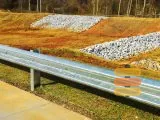 Galvanized W-Beam Guardrail