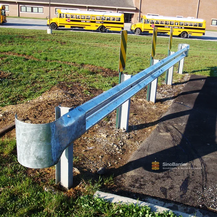Galvanized W-Beam Guardrail